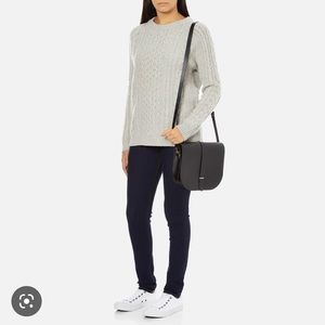 Cambridge Satchel Co. Black Saddle Bag